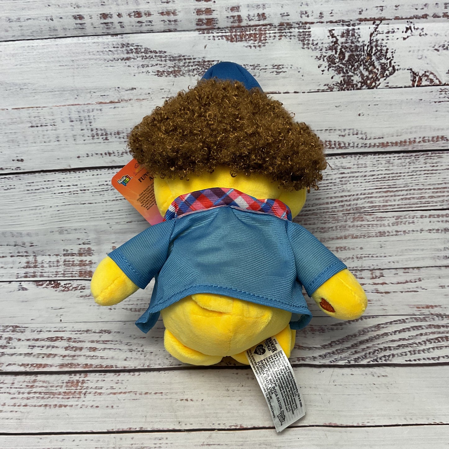 Care Bears X Stranger Things Fun Size Plush Funshine Bear As Dustin