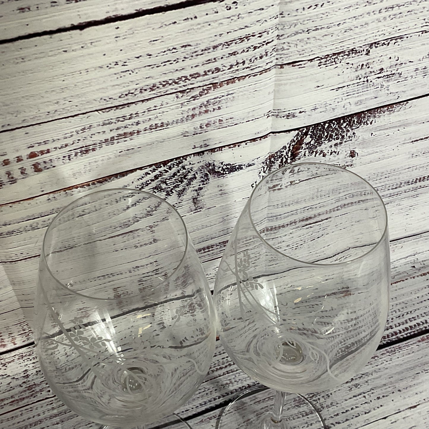 Set of 2 LENOX Wine Glasses- 9.75"