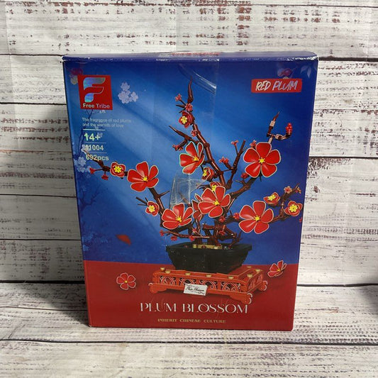NOB Free Tribe Plum Blossom Chinese Culture Brick Building Set 11004