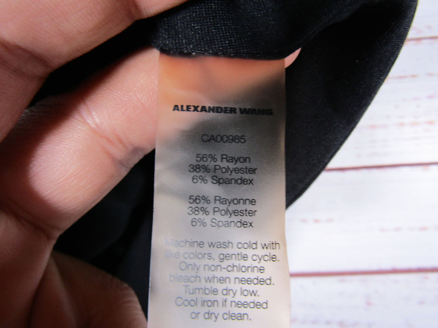 Alexander Wang Women's Black Tank Top Size M