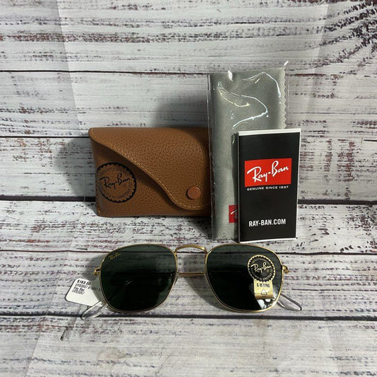 Ray Ban RB3857 Frank Gold with G-15 Green Sunglasses Sunglasses - Size 51-20-145