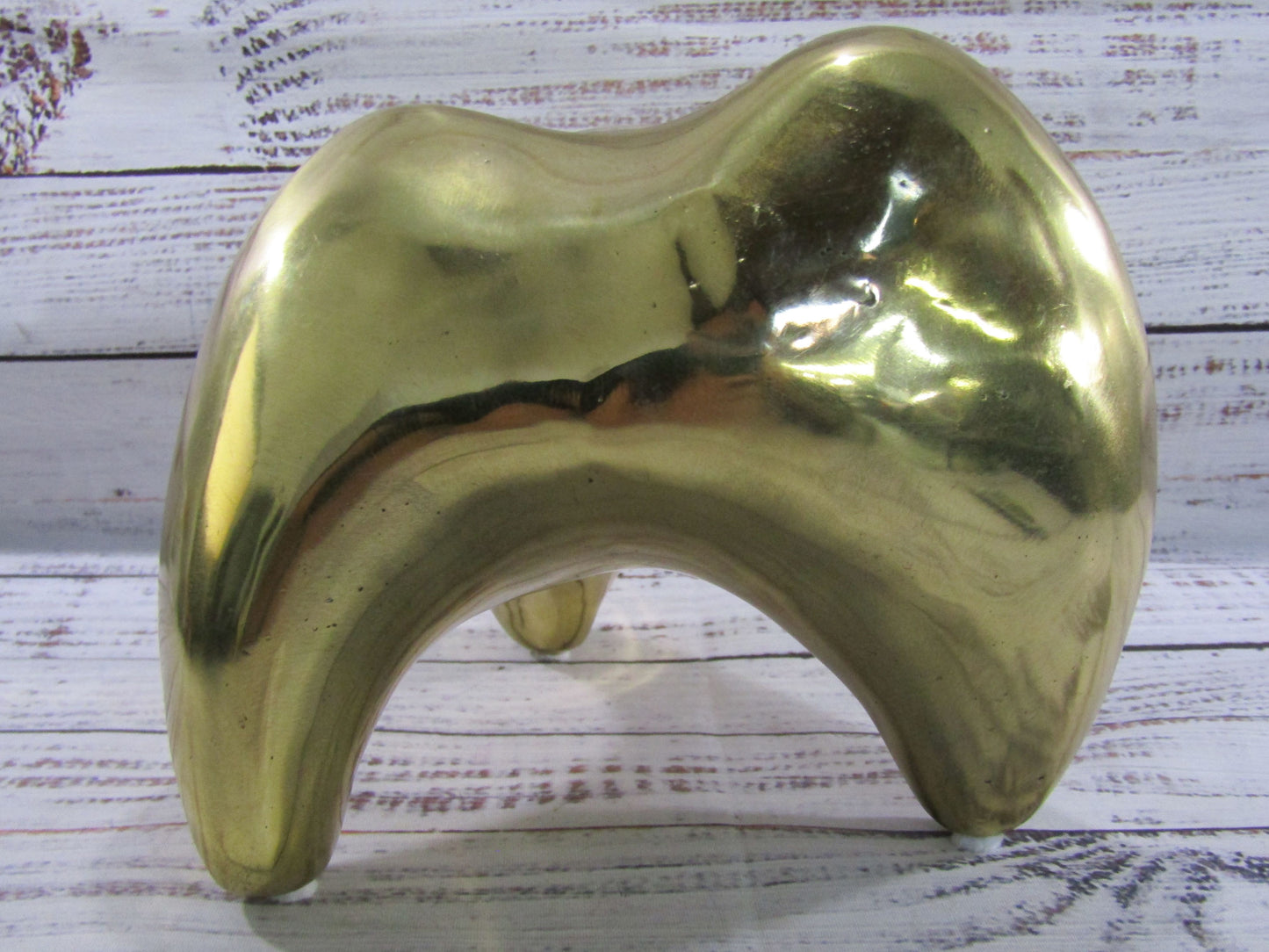 Noir Alien Brass Sculpture