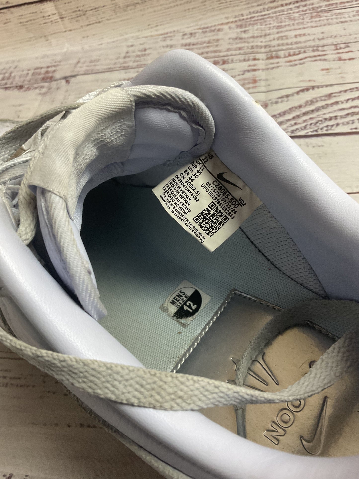 Nike Air Force 1 Love You Forever Pale Blue Sneaker Shoe Men 12