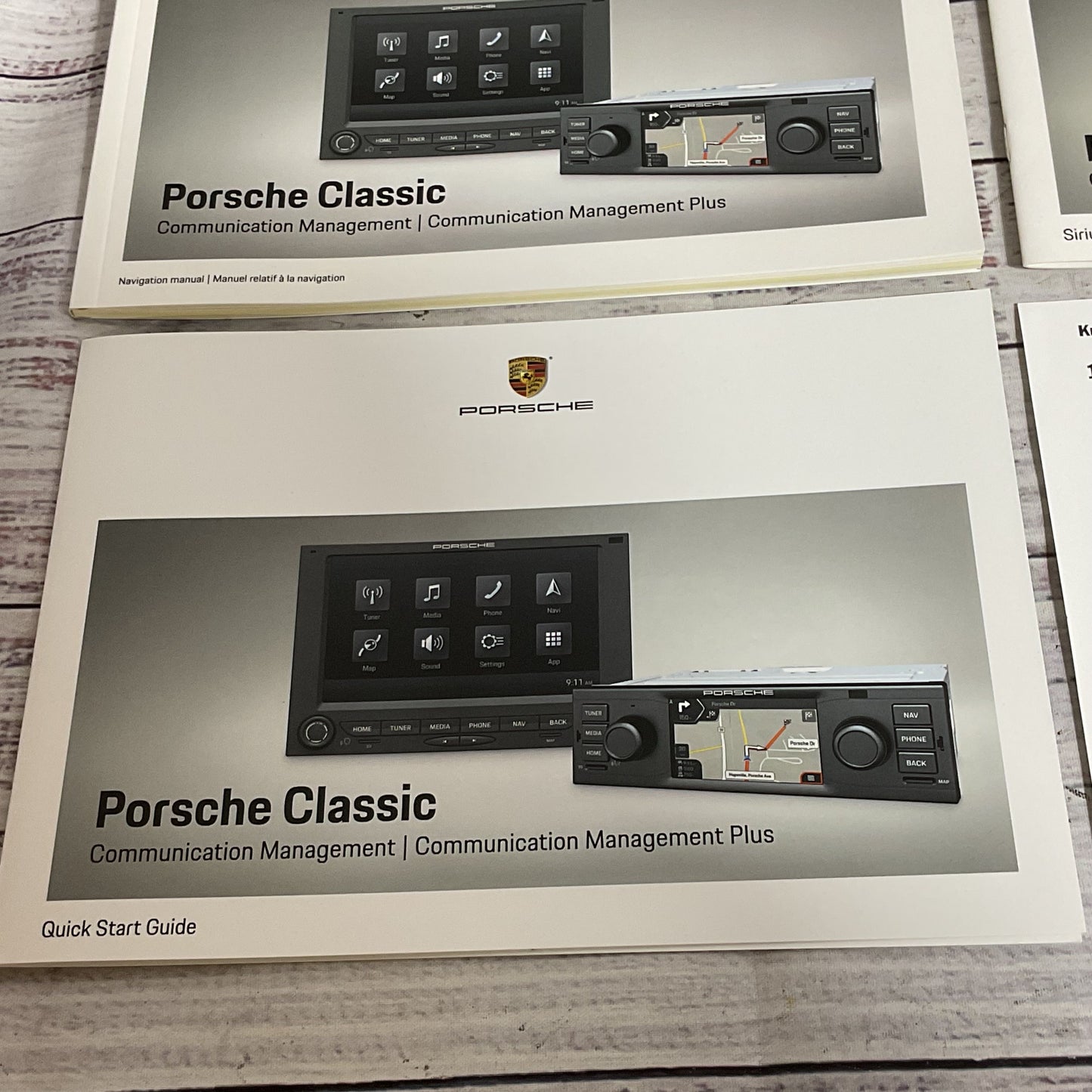 PORSCHE PCCM Porsche Classic Communication Management System Manuals