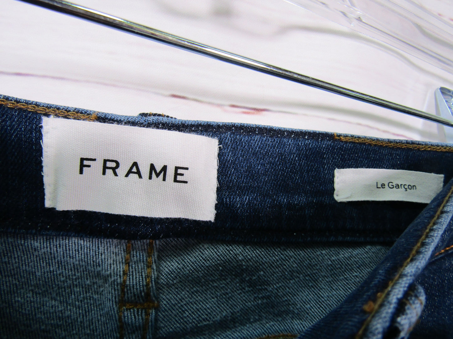Frame Le Garcon Women's Blue Denim Skinny Jeans Size 24
