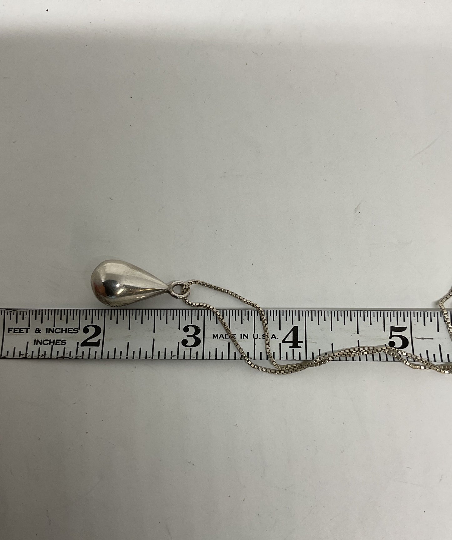 Unbranded Sterling Silver Vintage Necklace Drop Pendant