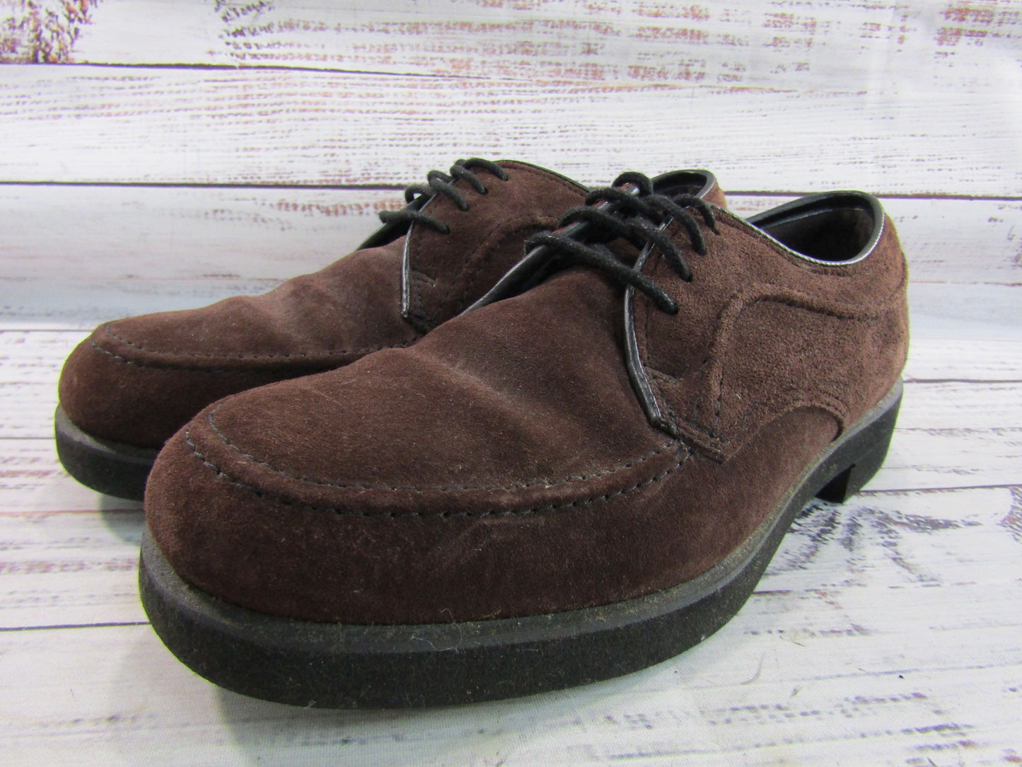 Hush Puppies Women's Brown Suede Oxford Dress Shoes Size 7.5