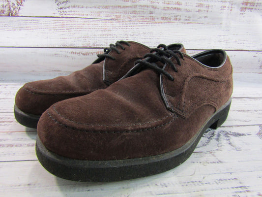 Hush Puppies Women's Brown Suede Oxford Dress Shoes Size 7.5