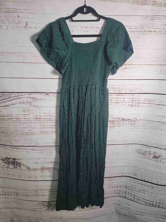 NWT Women's Madewell Teal Green Dress Size S