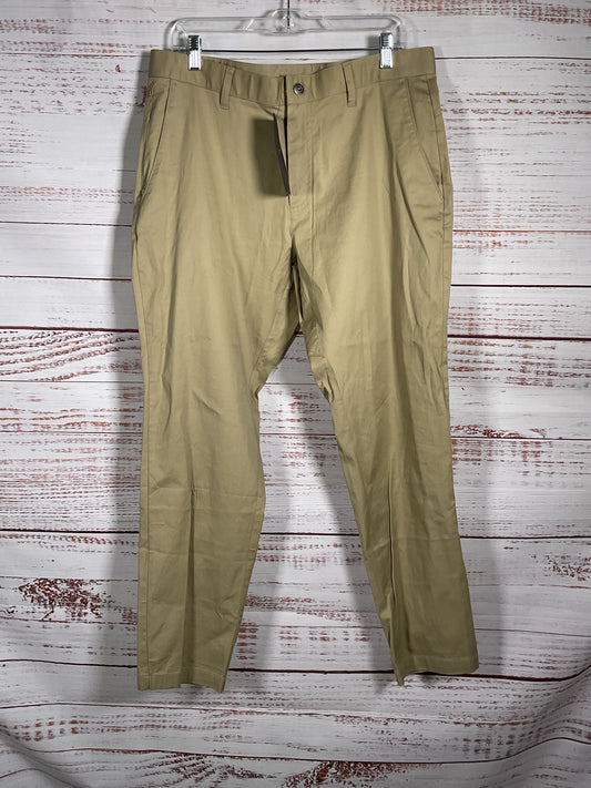 Fabletics Khaki High Side Chino Pants NWT - Size 34x32