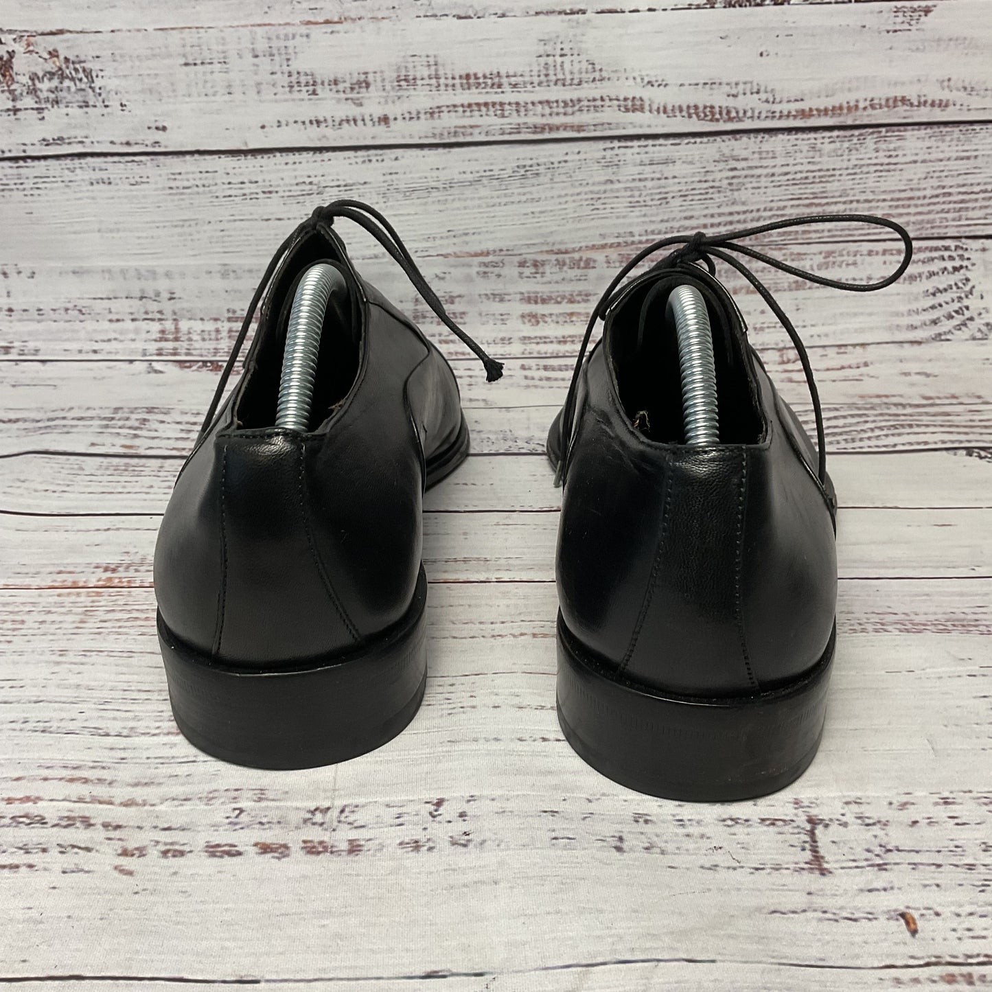 Bruno Magli Fraser Black Leather Oxford Dress Shoe Men Size 9.5