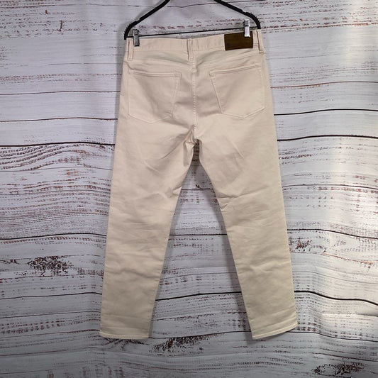 Todd Snyder Stretch 5 Pocket Chino Ivory Denim Pants - Size 31/32