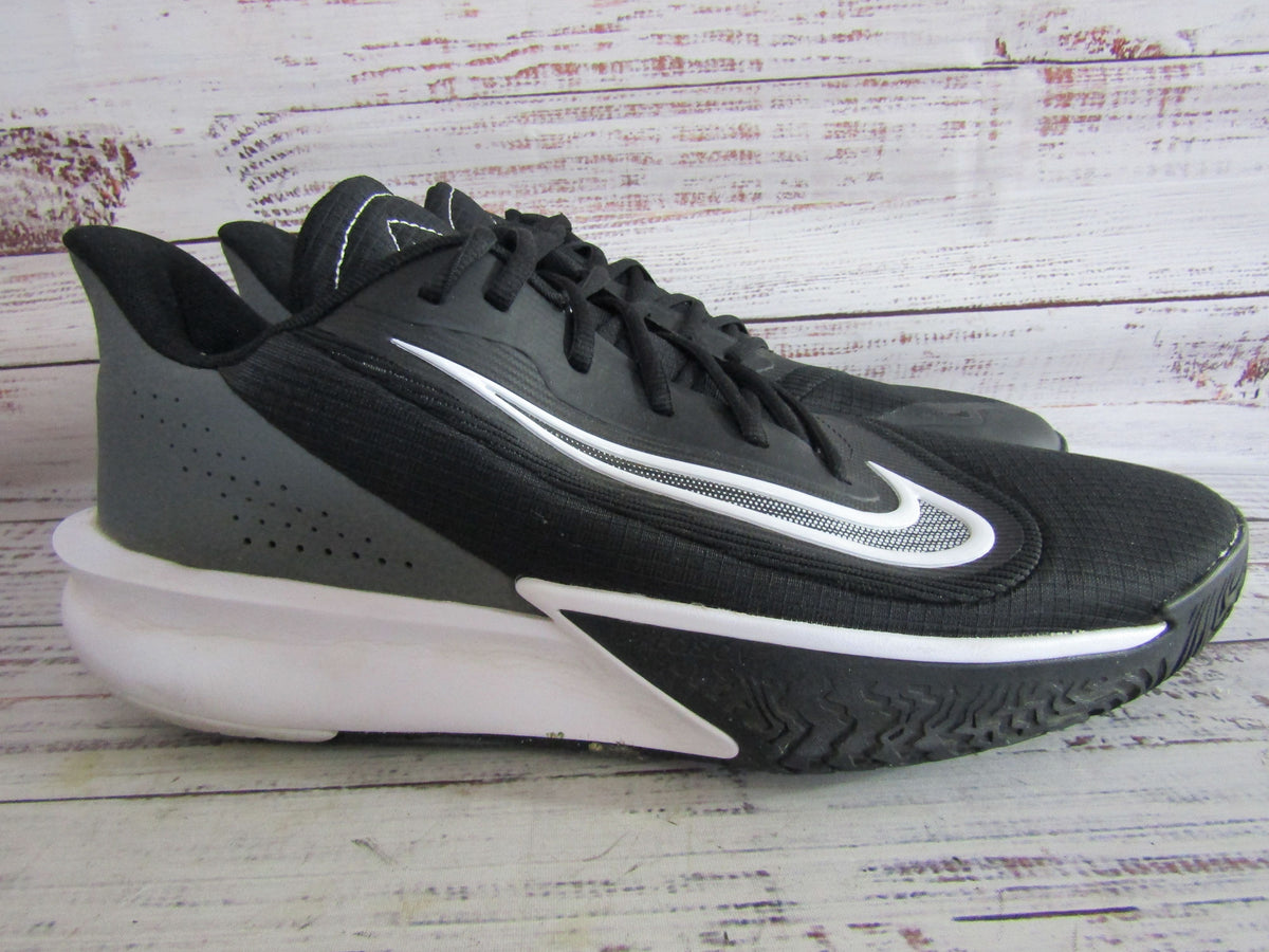 Nike Precision 7 Men's Black Low Top Basketball Sneakers Size 13 FN4322-005