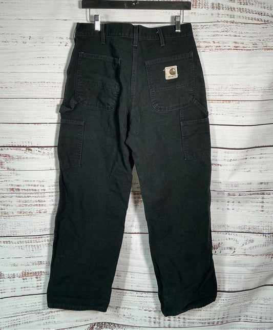 Men's Carhartt Black Carpenter Jeans 32 waist