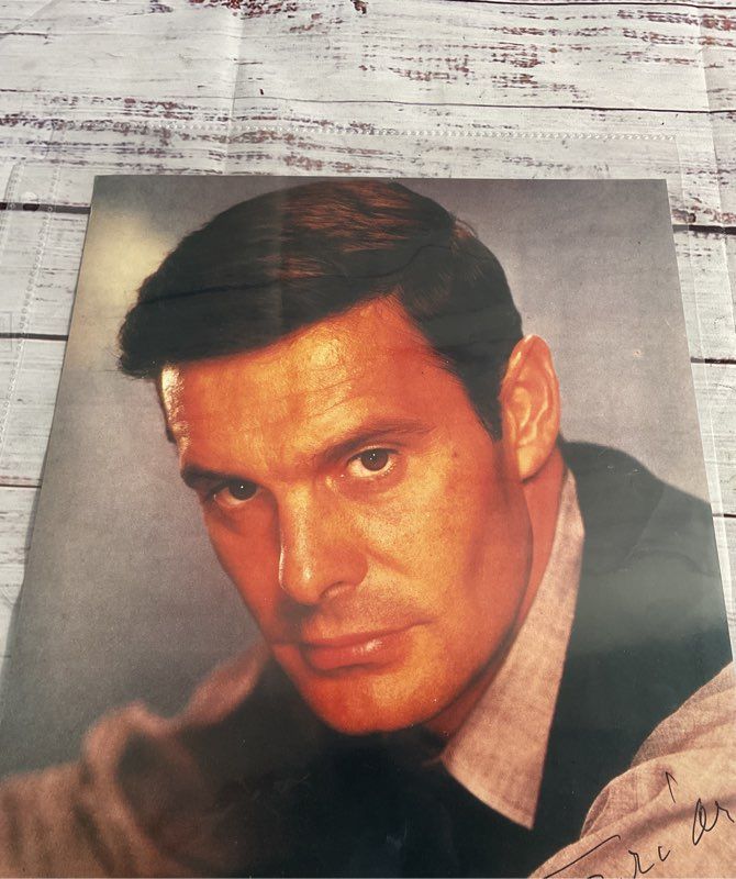 Louis Jourdan Autograph Photo 8x10 Signed
