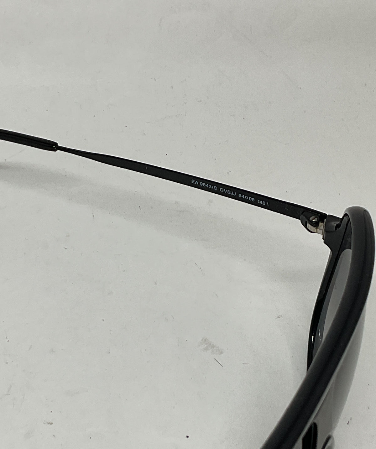 EMPORIO ARMANI EA 9643/S Black Sunglasses - Size 140 Italy