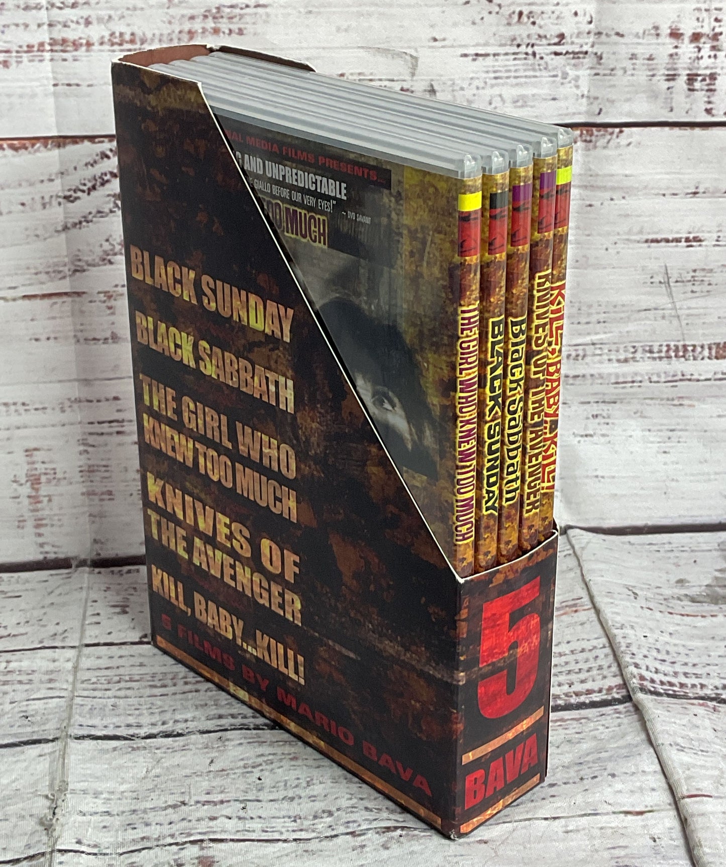 The Mario Bava Collection Volume 1 Boxed DVD Set