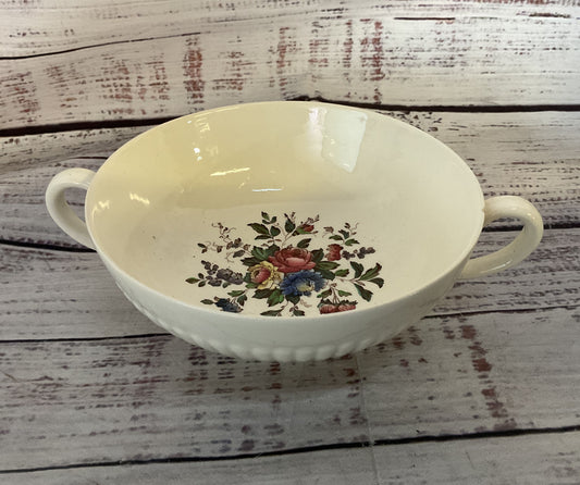 Wedgwood England Edme Conway Floral Set of 2 Soup Bowl Multicolor