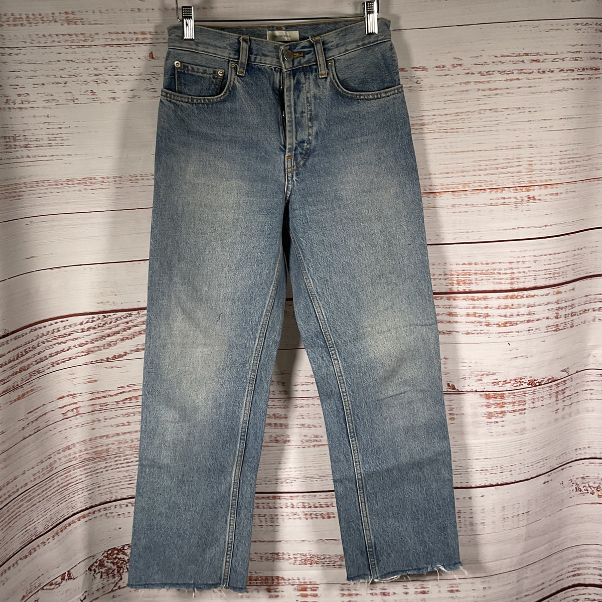 ANINE BING Women's Blue Button-Up Denim Jeans- SZ 24