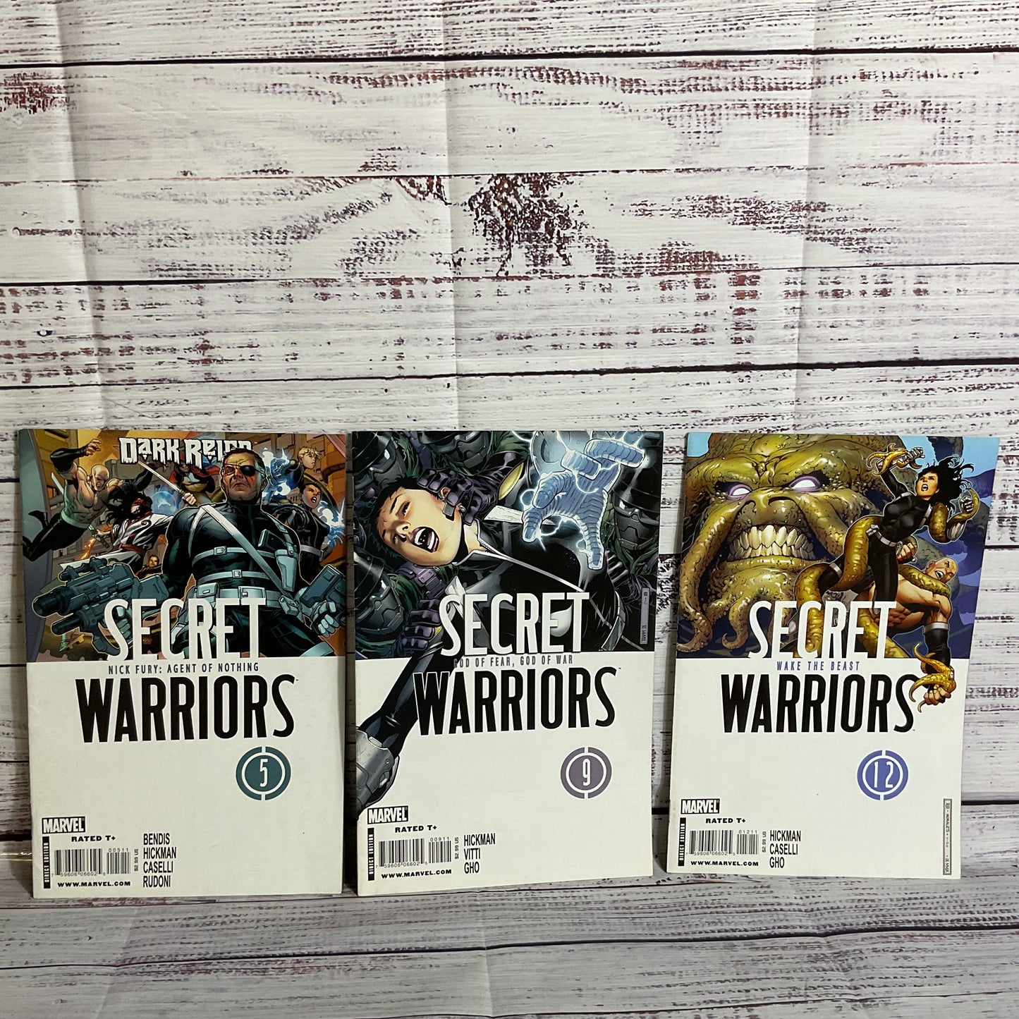 Set of 3 2008 MARVEL Secret Warriors #5,9,12