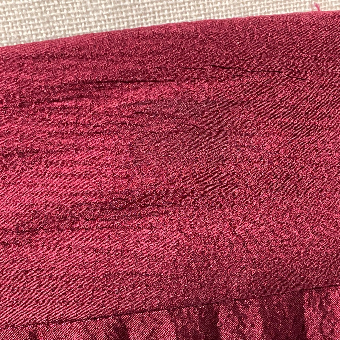 SEZANE Women's Burgundy Pleated Long Skirt- SZ 36