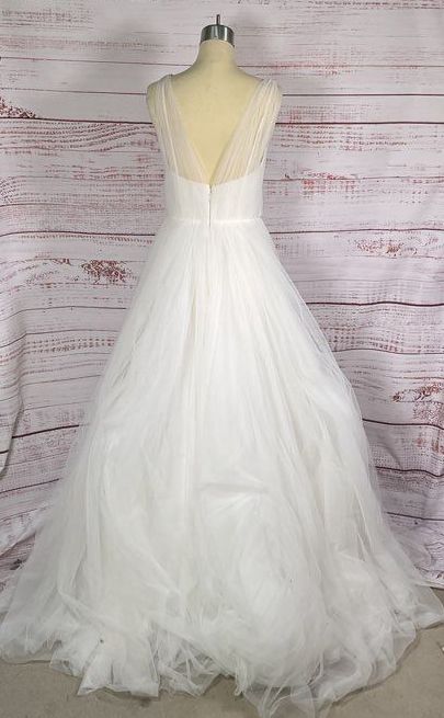 WToo Agnessa 84643 Tulle Wedding Dress Ivory 8