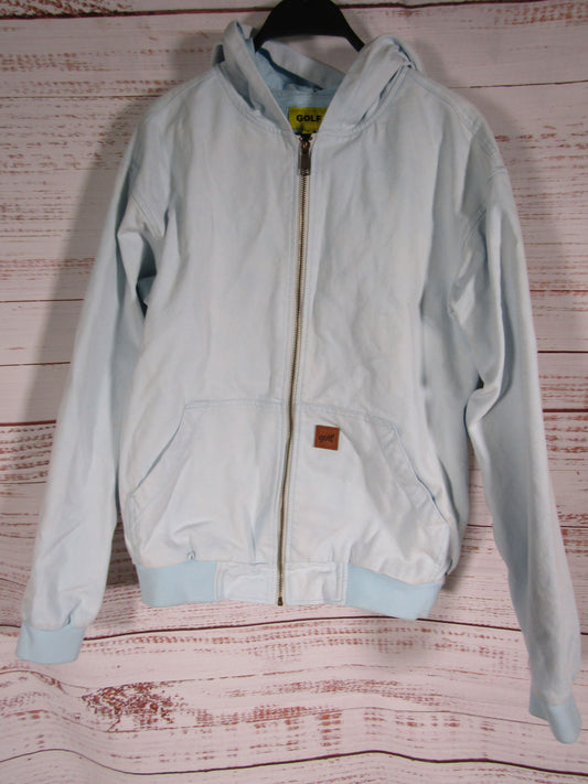 Golf Wang Light Blue Washed Canvas Work Jacket Size S