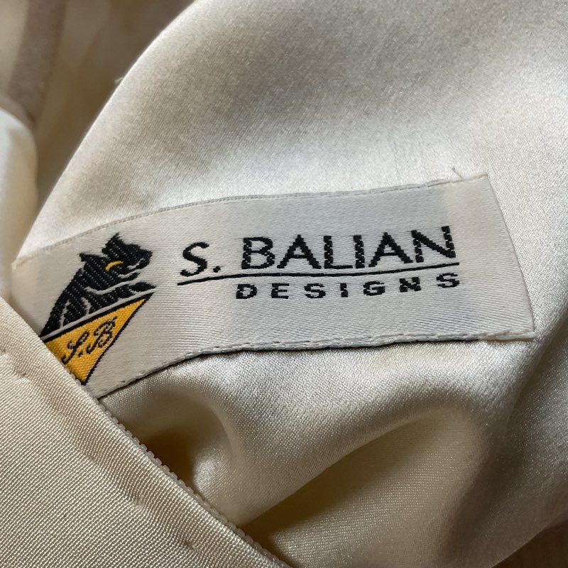 S. BALIAN DESIGNS 2pc. Women's Embroidered Belted Dress & Coat SEE MEASUREMENTS