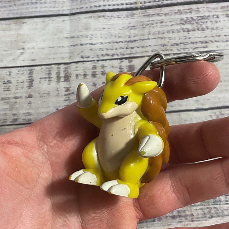 5 Pc. Lot Of Mini Pokemon Figurines Vintage & Modern Sandslash Arceus V Aipom