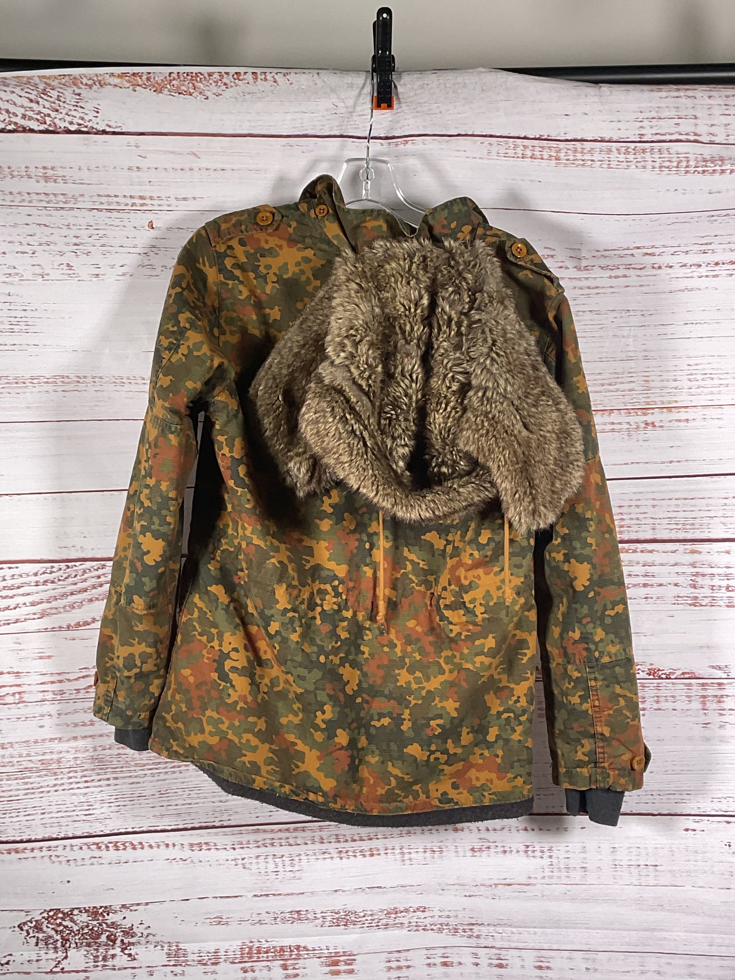 Obey Propaganda Camo Jacket with Detachable Hood - Size S