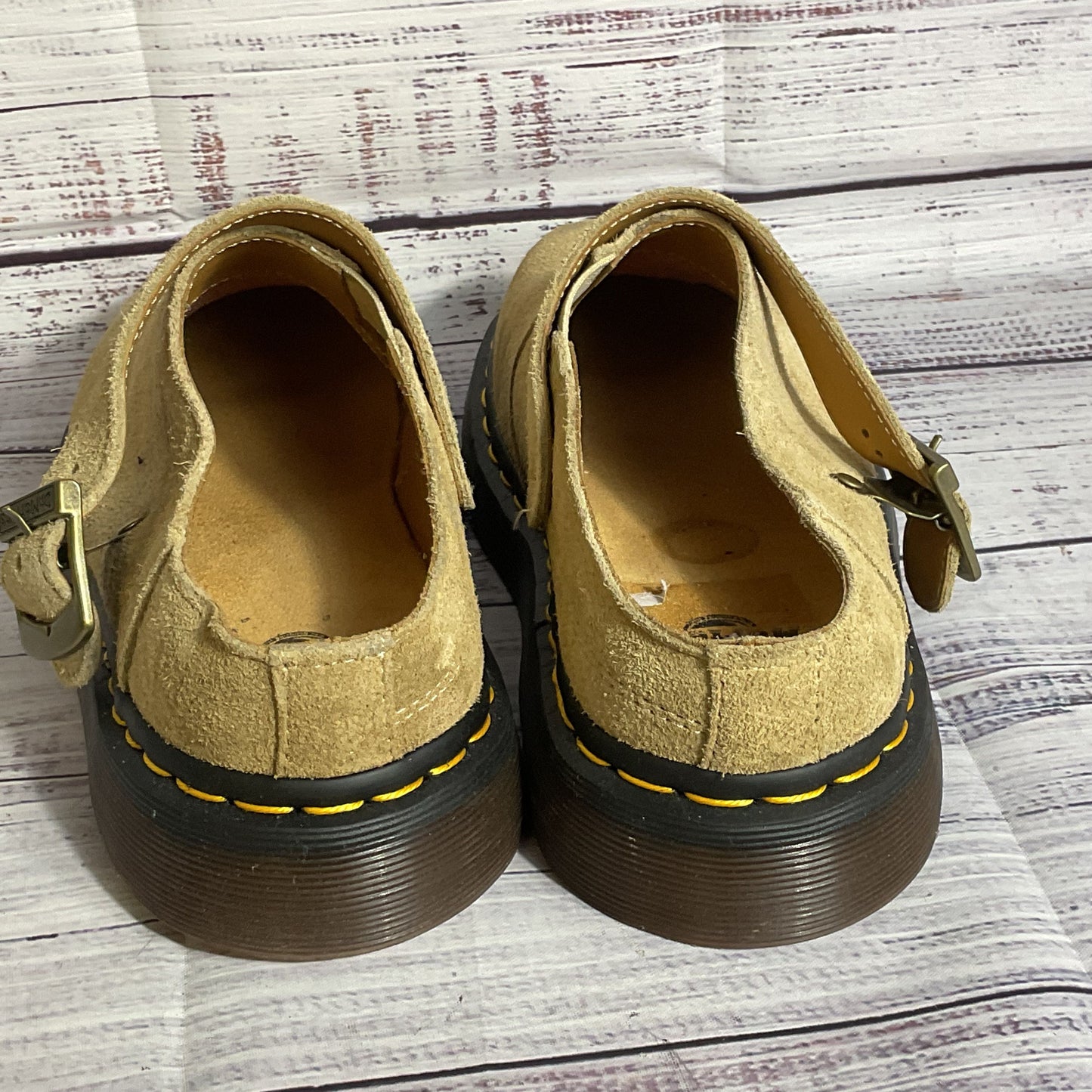 DR. MARTEN'S Unisex Isham Desert Oasis Slip-On Shoes- SZ 6M/7W