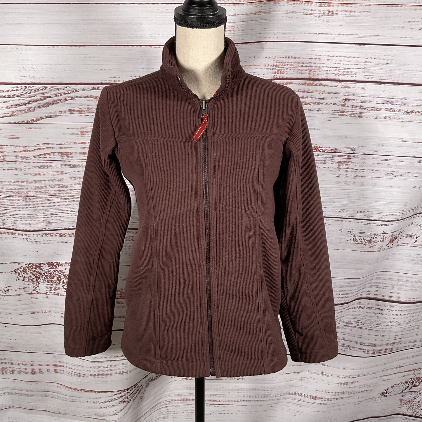 PATAGONIA Women's Brown Zip Up Fleece Jacket- SZ XS