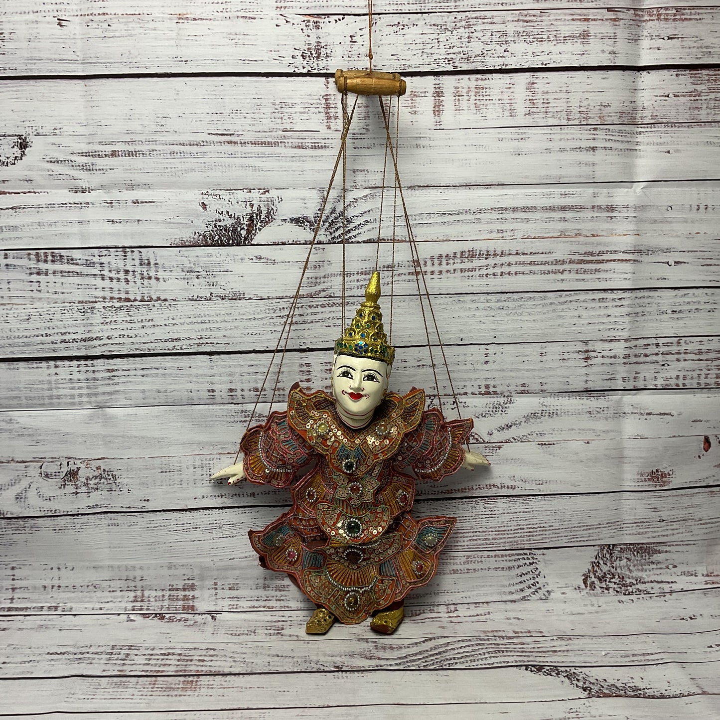 Thai Burmese South East Asian Marionette Puppet 14"