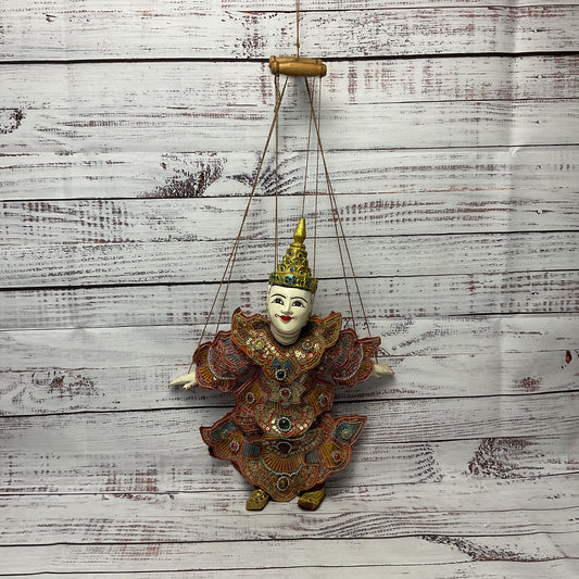 Thai Burmese South East Asian Marionette Puppet 14"
