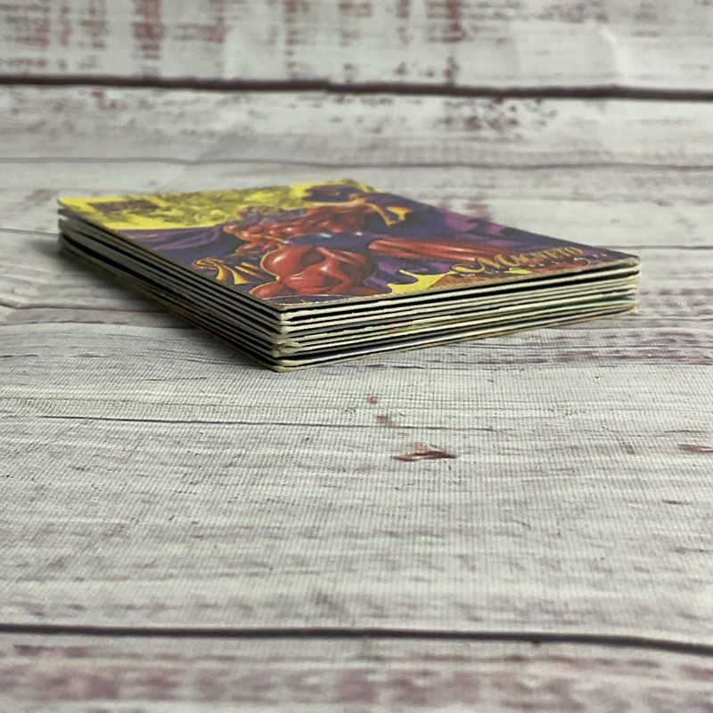 Lot Of 11 Vintage 90s Marvel Trading Cards (Masterpieces, Fleer, Mcc 98)