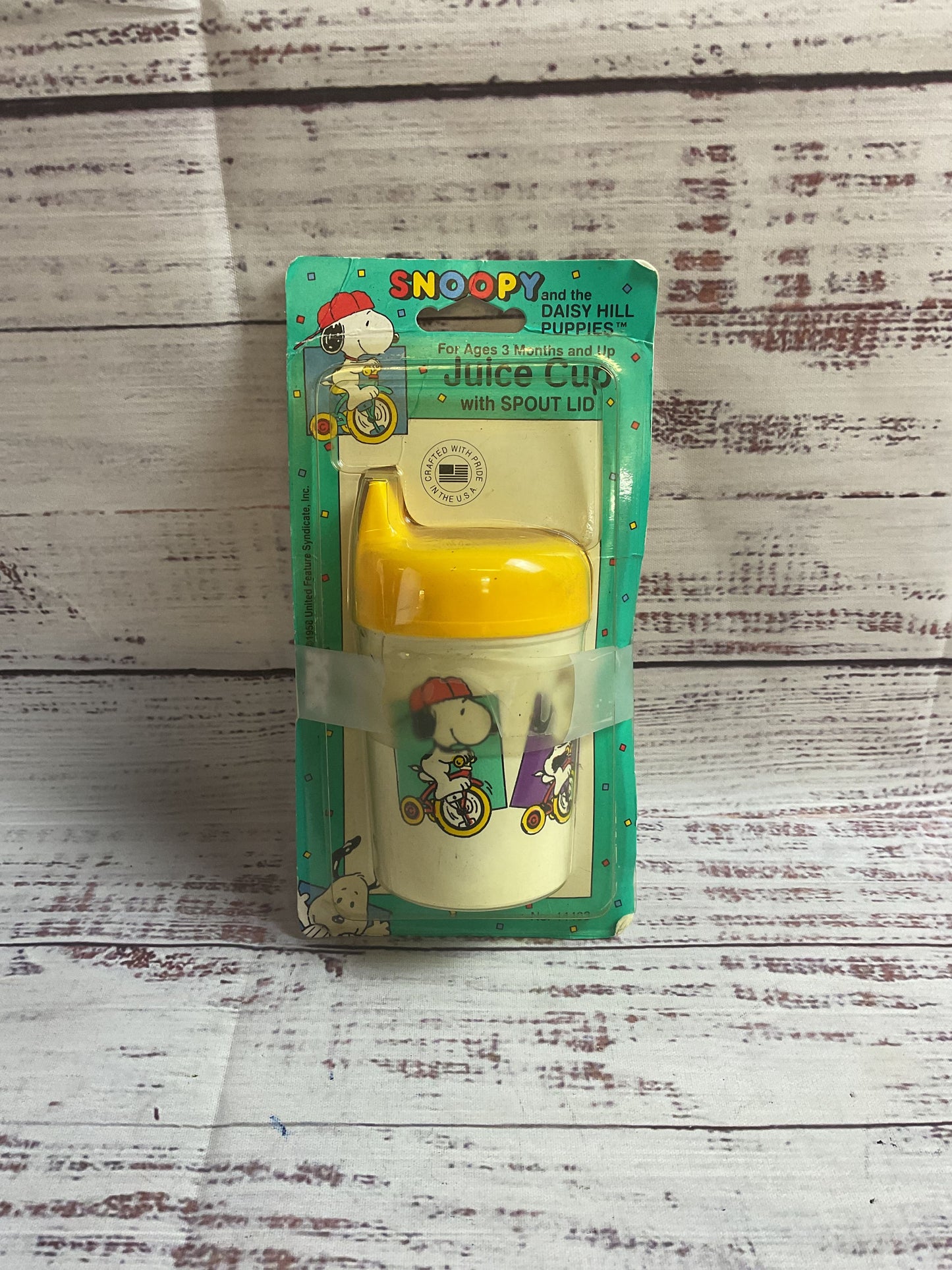 Vintage Snoopy Juice Cup With Packaging Danara