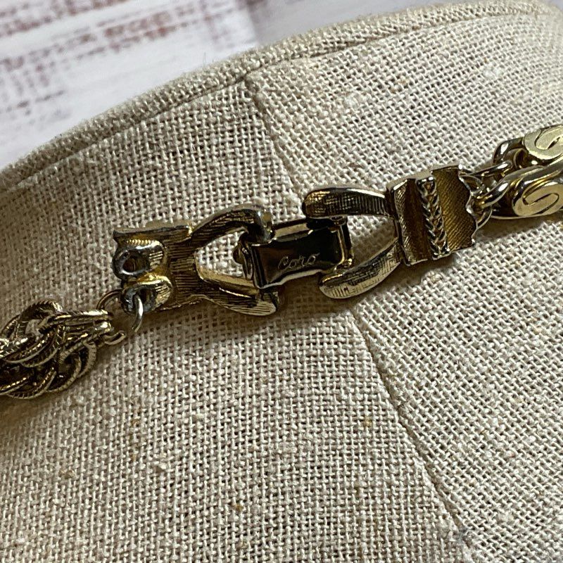 VTG. CORO Two Strand Chain Necklace- 30"