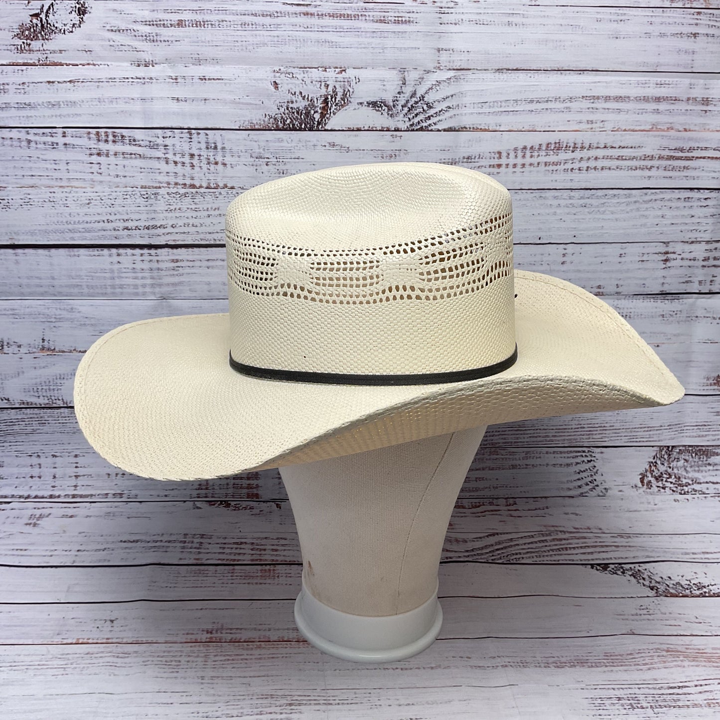 Cody James Bangora Straw Cowboy Hat - Size 7 1/4