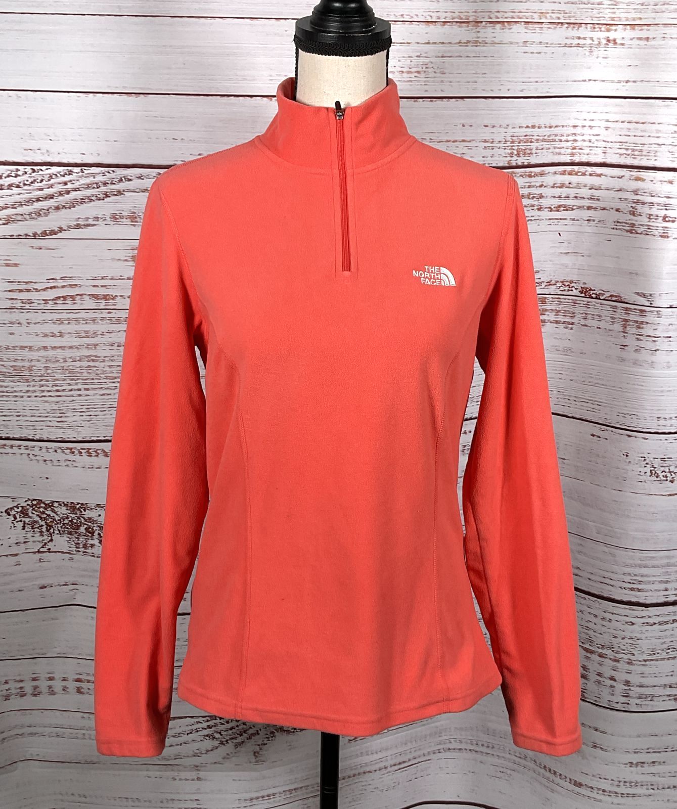 The North Face Glacier Fleece Full Zip Jacket Coat Auburn Glaze M