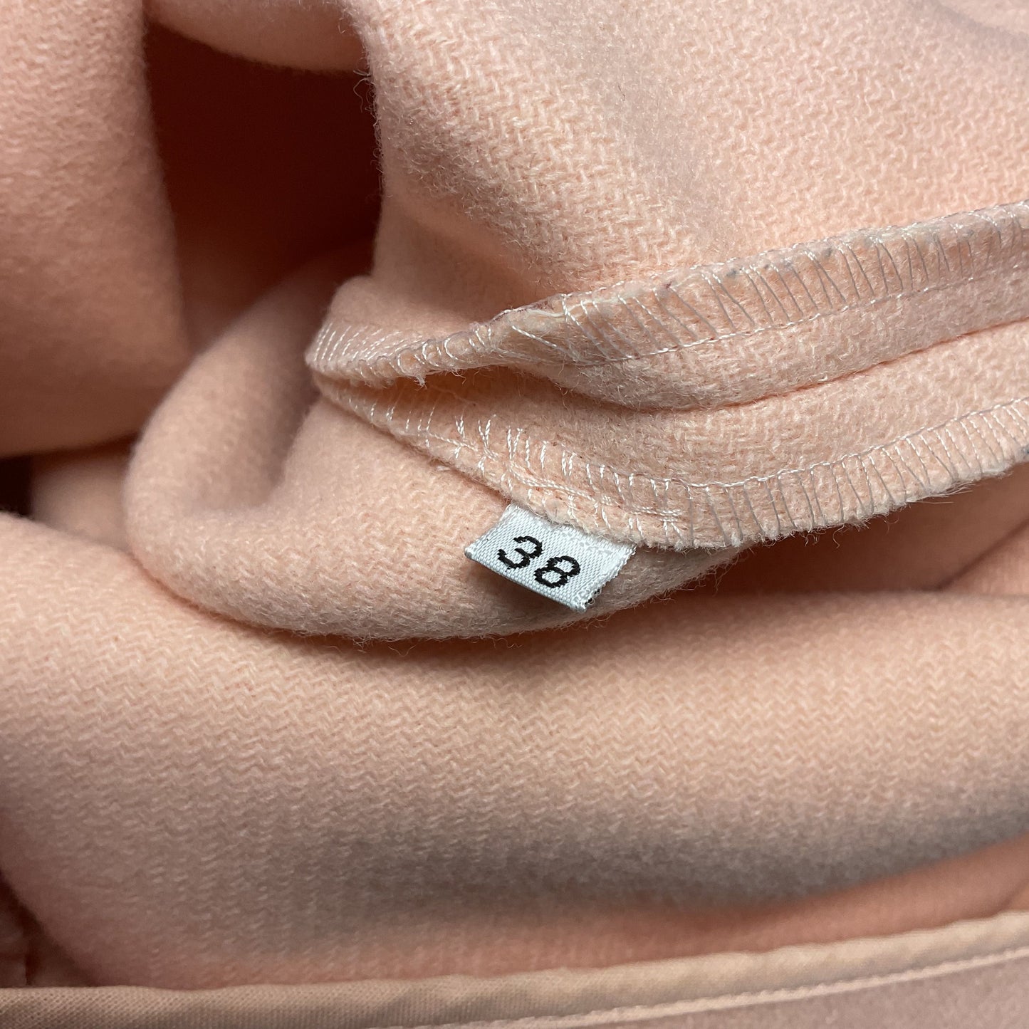 Weinberg Paris Pink Peach Color Wool blend 2 Button Blazer Jacket - Size 38