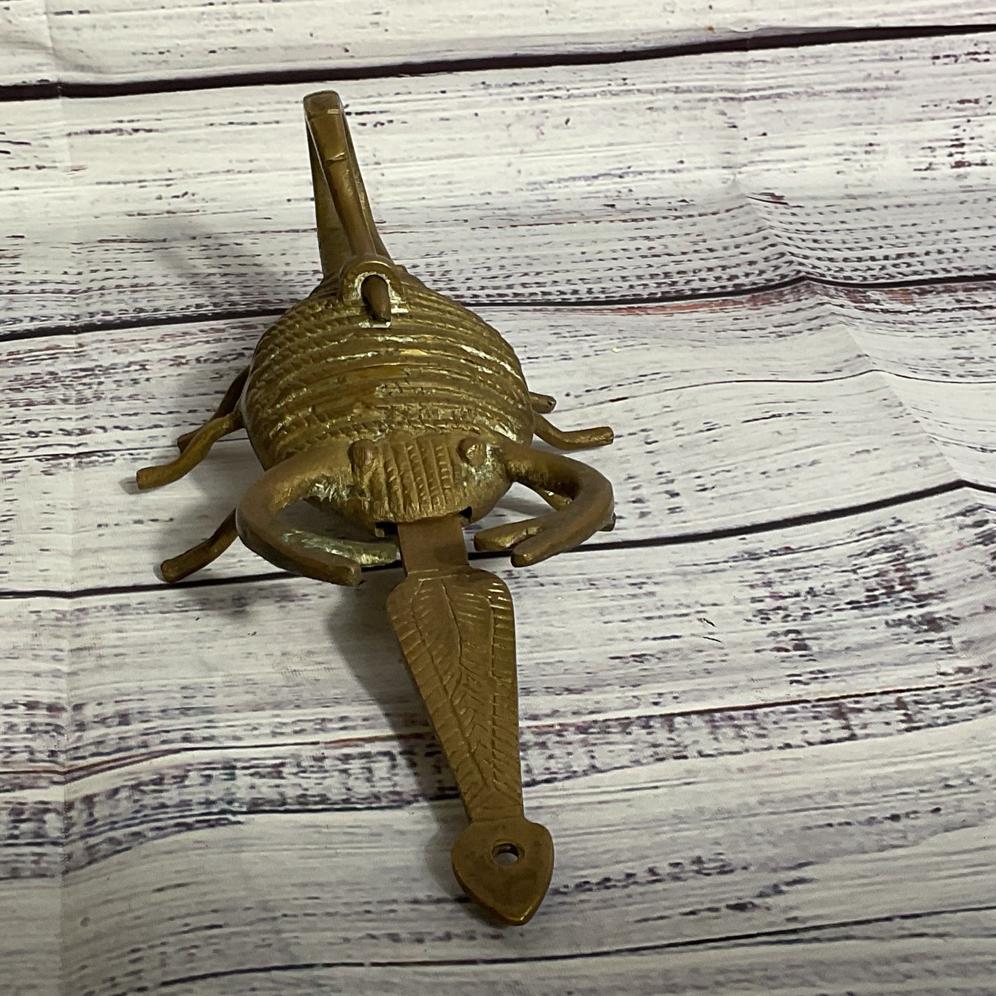 VTG./ANTIQUE Brass Scorpion Lock & Key
