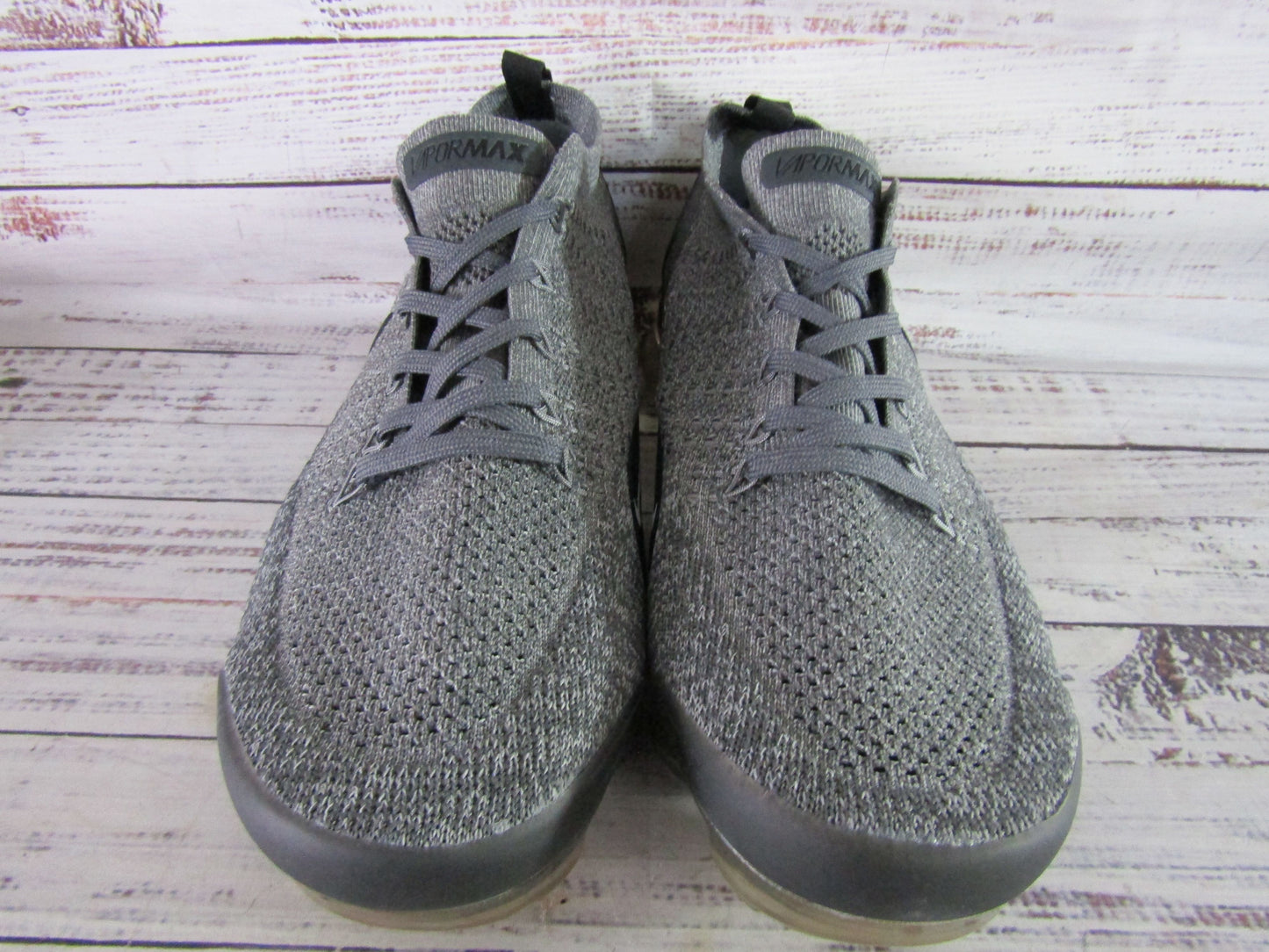 Nike Air Vapormax Flyknit 2 Wolf Grey Mens Gray Knit Sneakers Size 11 942842-002