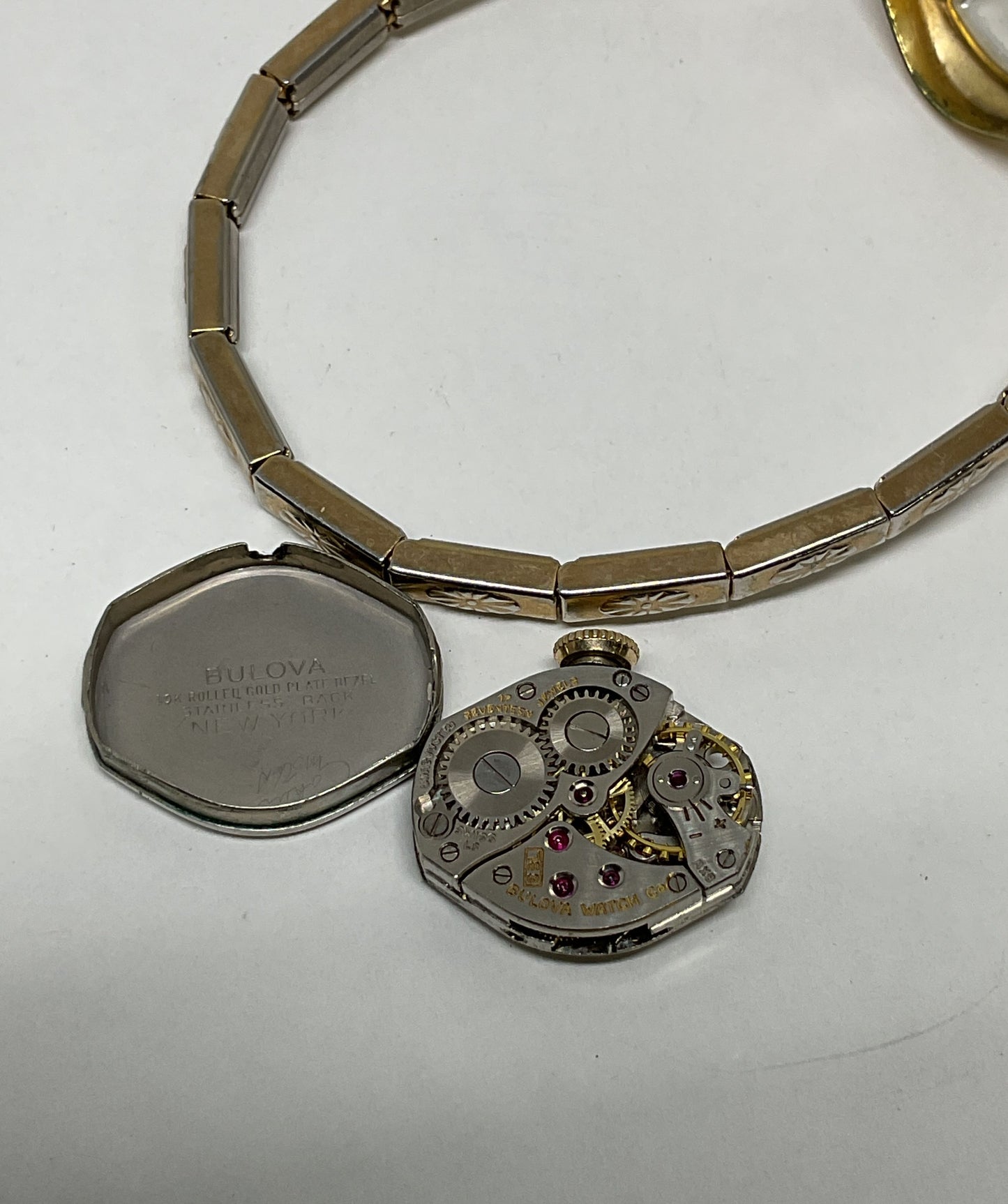 BULOVA Gold Plated Vintage Swiss Women Watch AS IS