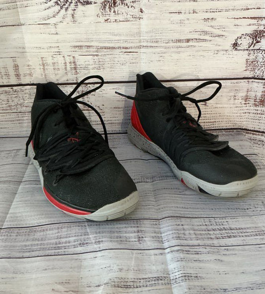 Unisex Kids Nike Kyrie 5 Basketball Black W/red Sneaker Size 7Y
