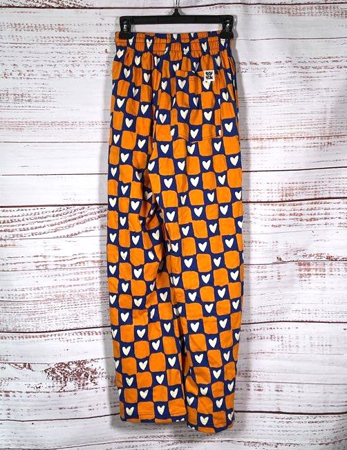 Lucy & Yak Organic Heart Print Jogger Pants Multicolor XS
