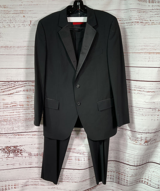 Hugo Boss Tuxedo Stripe Suit Set Black 42S