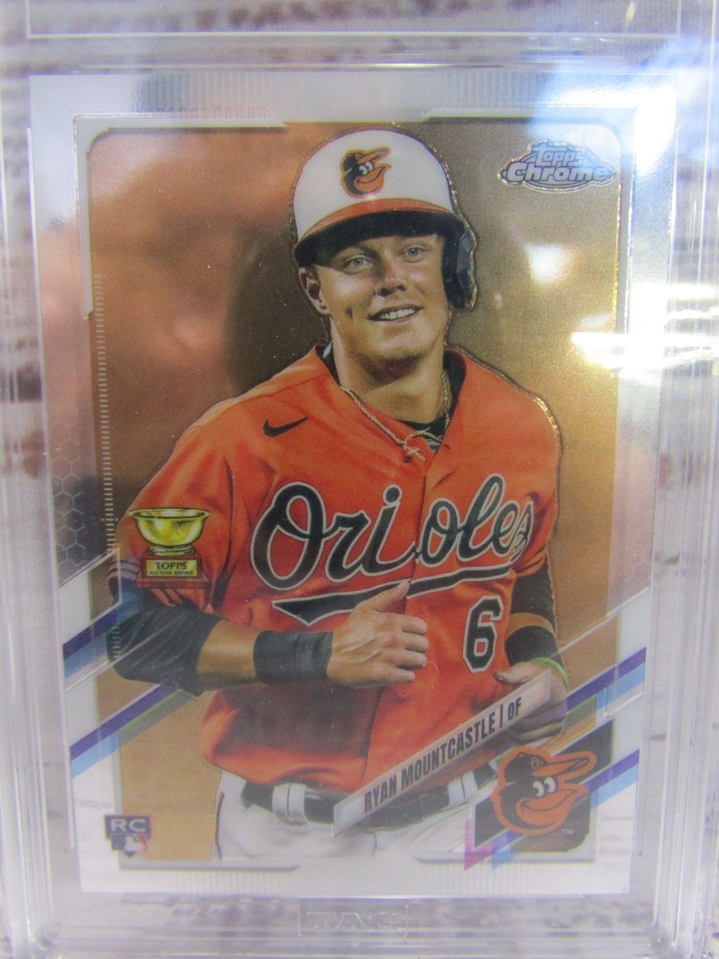 2021 Topps Baltimore Orioles Ryan Mountcastle Chrome #63