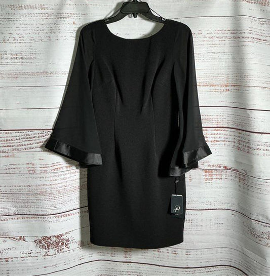 NWT Women's Adrianna Papell Ottoman and Chiffon Sheath Dress Size 0 Retail $149
