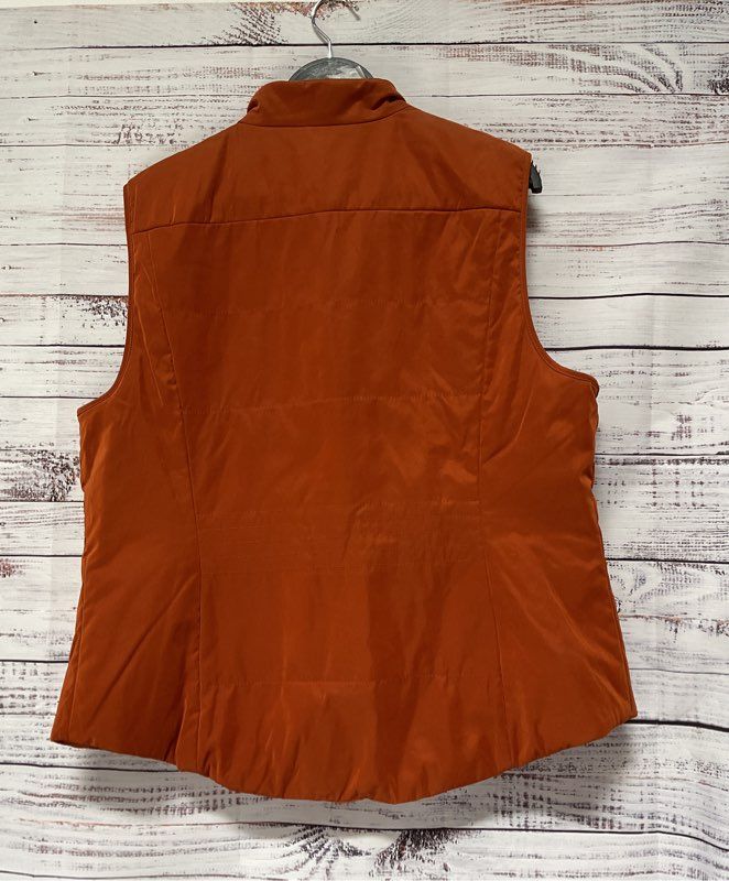 Women's Faconnable Rust Vest Size XL