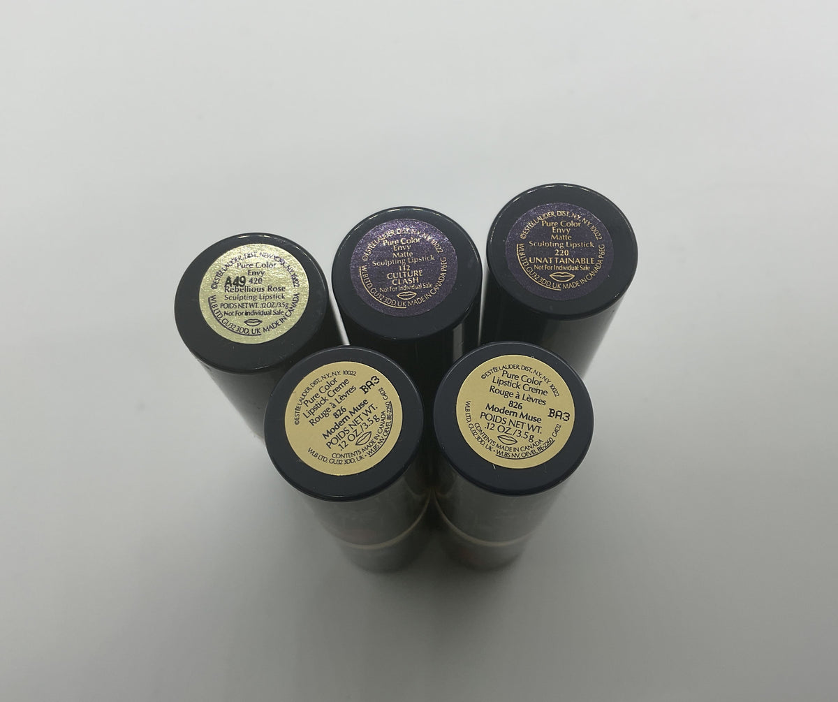 Lot of 23 NEW ESTEE LAUDER Limited Edition, Pure Color Envy Lipsticks